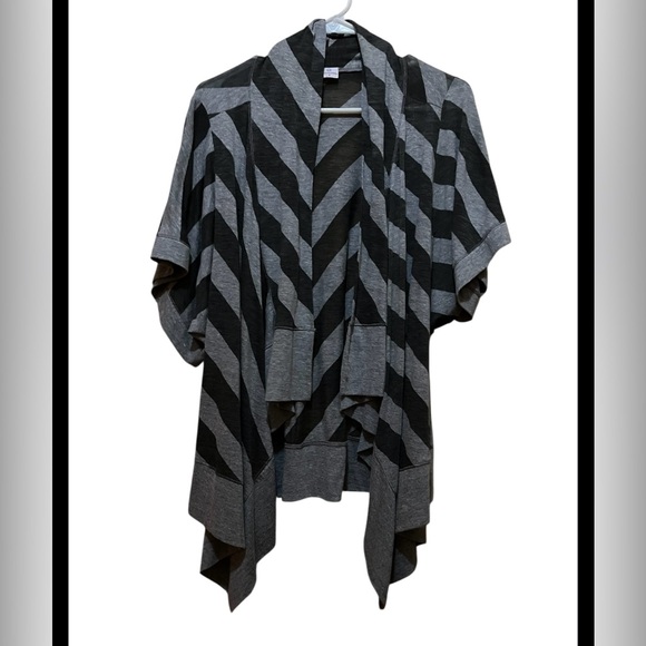 AG ADRIANO GOLDSCHMIED OPEN FRONT ASYMMETRICAL CARDIGAN - Picture 4 of 14